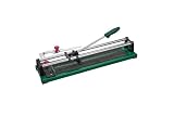 Fliesenschneider 400 mm – manuelles Schneidegerät für Längs- und Diagonalschnitte bis 10 mm Fliesenstärke mit Metalllineal & Schneidrad