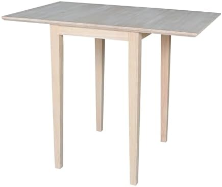 International Concepts Small Drop Leaf Table,...