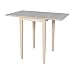 International Concepts Small Drop-leaf Table, Unfinished