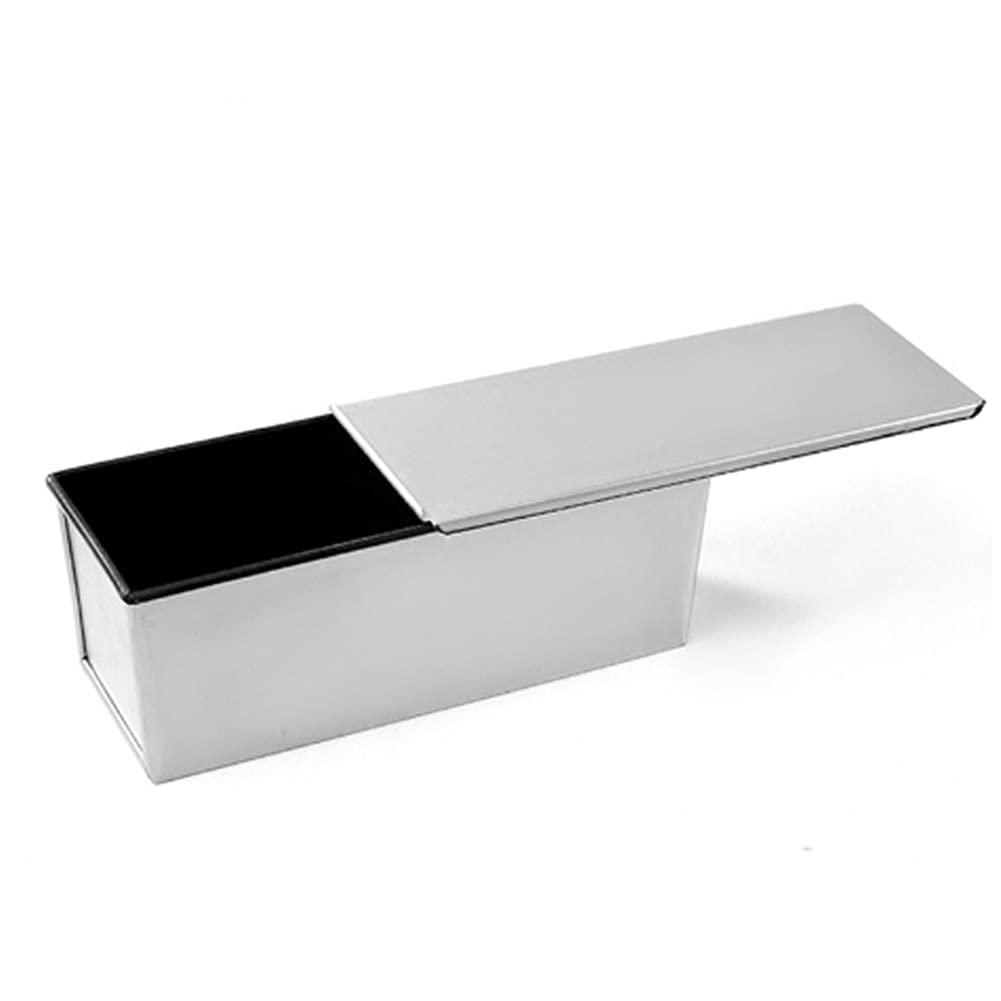 Moldes metálicos antiadherentes para Hornear Pan, de 450 g, 750 g y 1000 g, con Tapa.