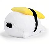 しろたん ぬいぐるみ 大きい 抱き枕 可愛い 動物 アザラシ あざらし だきまくら ふわふわ もちもち 誕生日 ギフト プレゼント (ホワイト, すしたん40cm)