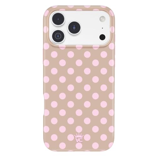 VELVET CAVIAR for iPhone 17 Pro Max Case | Brown Sugar Polka Dot