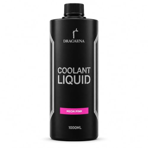 Dracaena.io 33.8oz/ 1000ml PC Cooling Fluid Colored Liquid New Formula Premixed Solution for Computer Cooling Systems (Neon Pink)