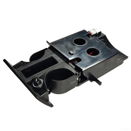 Porte-gobelet double boisson facile à installer pour console centrale T5 Multivan noir - 2