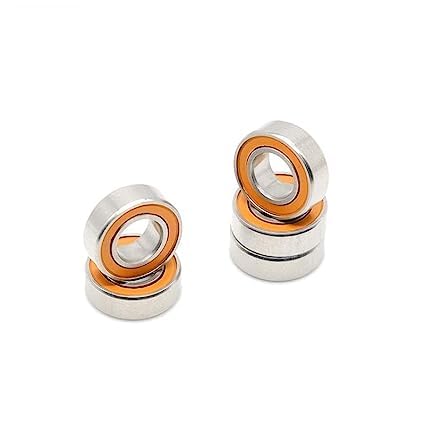 10Pcs SMR148 2RS CB ABEC7 8x14x4mm Stainless Steel Hybrid Ceramic Ball Bearing by RainDew Without Grease Fast Turning