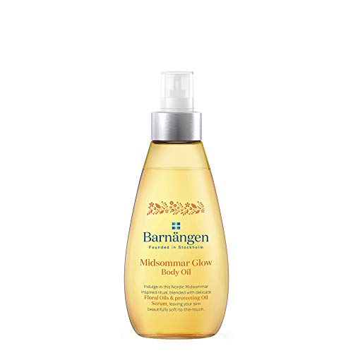 Barnängen Olio Corpo Midsommar Glow, Olio Nutriente e Illuminante, Trattamento Idratante Luminoso, 150 Ml