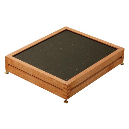 Support multimédia AV d'angle avec étagères bois pour console de jeu