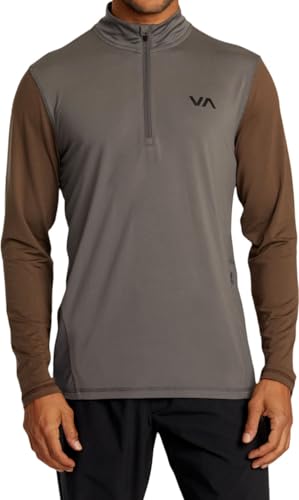 RVCA - Mens Sport Vent Long Sleeve Half Zip Top