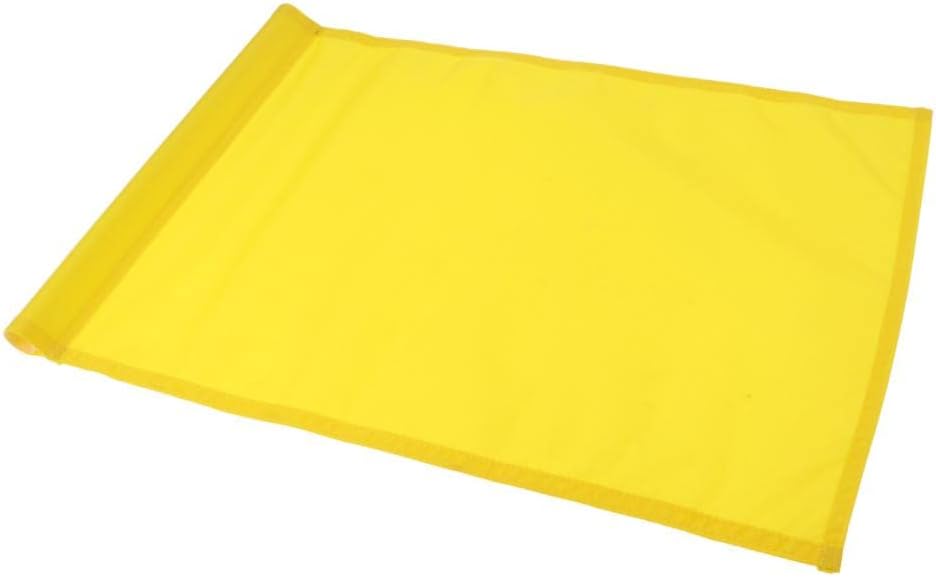 Improve Your Putting Skills with Premium Golf Green Flag- Nylon Material, Easy to Mount, for Golf Putting Green Marker - 20.08 x 13.78 inch - Choose Your Color - Replacement - Yellow, 51 x 35cm