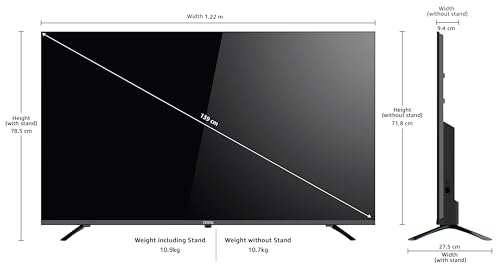 Image of Onida 139 cm (55 inches) Nexg Series 4K QLED Smart Google TV QZ55UI
