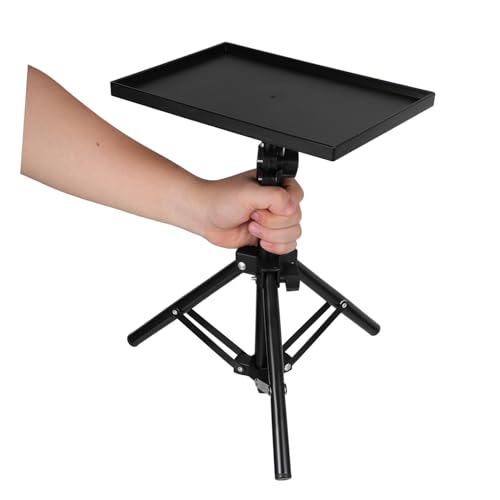 Soporte para proyector de mesa y suelo trípode regulable de hierro 5