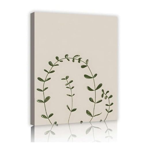 Feuilles oeuvre impressions sur toile pour habiller un mur vide sans cadre