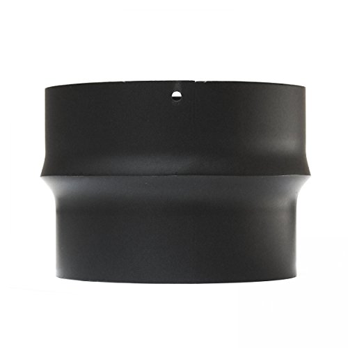 Raik sh013–018 de fumée SW de tube/tuyau de poêle élargissement 150 mm 180 mm noir