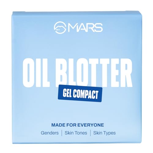 Image of MARS Oil Blotter Gel Compact for Oily Skin with Puff Applicator | Instant Oil Control | Matte Finish Compact | Travel Friendly | For Summers, Weddings, Parties (5 gm) (Pack of 2)