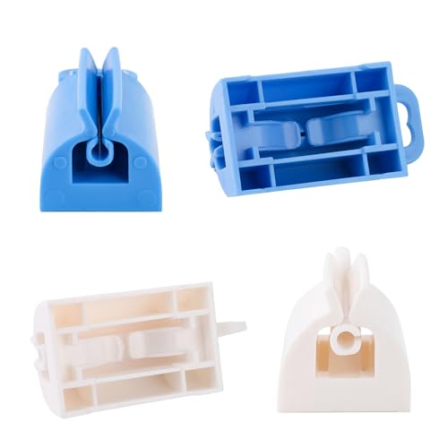Toothpaste Squeezer, Tube Squeezer 2 Pack, Rolling Toothpaste Dispenser, Plastic Tube Roller Tool, Manual Roller for Paste Cream Bathroom Counter