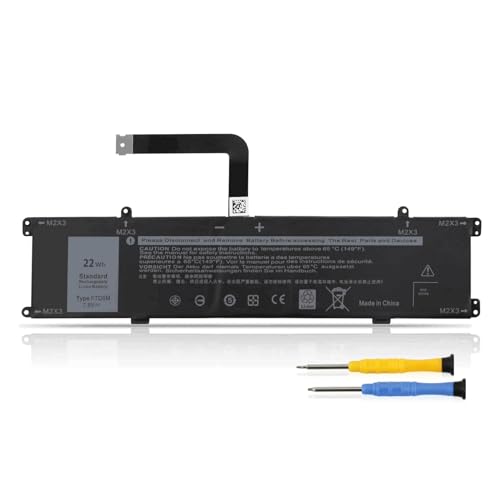 Batterie FTD6M pour Dell Latitude 7285 2-in-1 PC portable 7.6V 22Wh