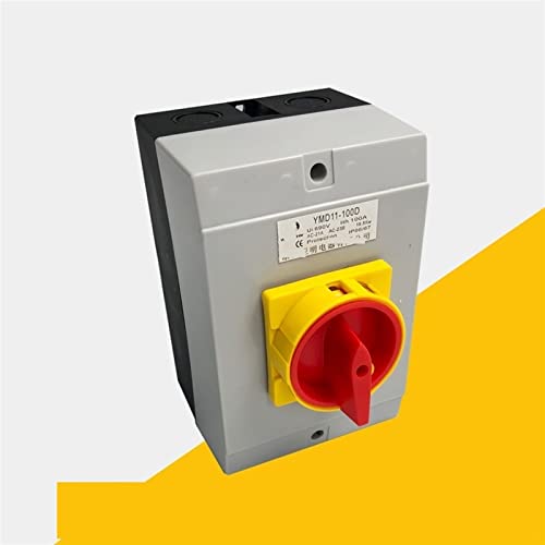 Selector de cambio YMD11-100 con contactos de plata para alta resistencia y aislamiento de 100A