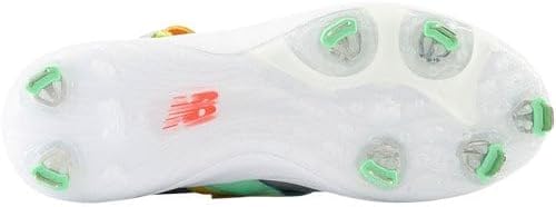 New Balance Unisex FuelCell Lindor V2 Metal Baseball Shoe,Team Away Grey/Neon Dragonfly/Electric Jade,Men 12 / Women 13.5 - Image 3