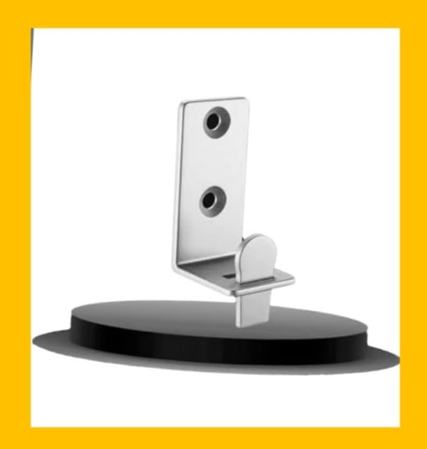 Footprint EXIM Display clamp - Klic Clak-Step, 24 Pcs L Shape Bracket/Clamp Accessories for Ceramic System/Stand/Rack on Board or Wall | MS Iron ZINC Coated | Durable and Rust-Resistant (Silver)-image-26