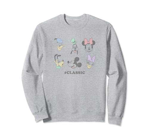 Sweatshirt Disney Mickey Mouse en coton premium et finitions soignées