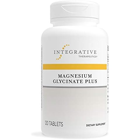 Integrative Therapeutics Magnesium Glycinate Plus - Brain Function Supplement for Women & Men* - Supports Cardiovascular & Nerve Function* - Vegan - 120 Tablets Cover