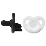 Sweet Cotton Baby Pacifier – Soft Silicone – 0-36 Months – BPA Free – Natural Latch – Lightweight, Dishwasher Safe – for Newborns, Infants, Toddlers