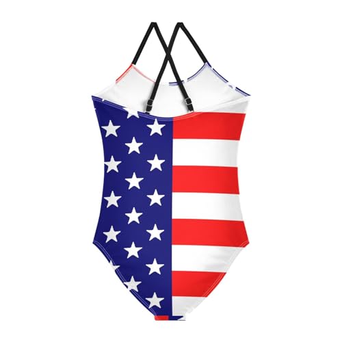 Girls One Piece Swimsuit Kid Beach Swimwear Cute Cross Shoulder Strap Bathing Suit2