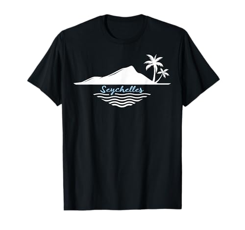 Seychelles Palmiers Île La Digue Souvenir Mahé Mer Praslin T-Shirt