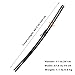 COSWOR 40 inch Plastic Black & Gold Katana Anime Samurai Sword for Cosplay, Performance Props