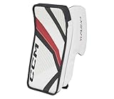 CCM YTFLEX 3 - Bloque de portero de hockey sobre hielo, para jóvenes (blanco/negro/negro, a la derecha)