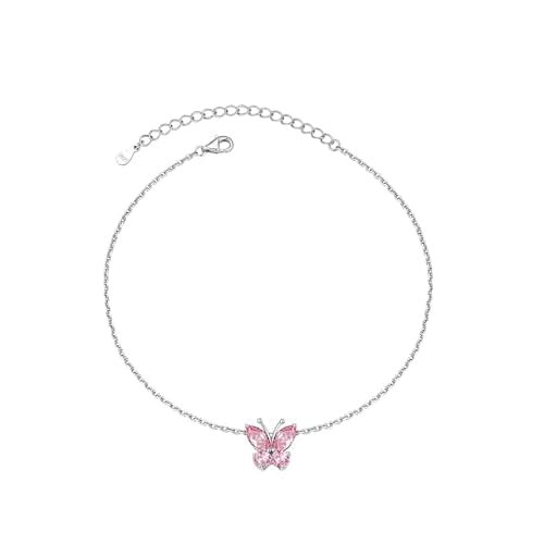 Custom4U Personalized Infinity Ankle Bracelets for Women 925 Sterling Silver Anklet Bracelet Endless Love Symbol Birthstone Charm Adjustable Foot Chain Jewelry Mothers Day Gifts for Mom Wife