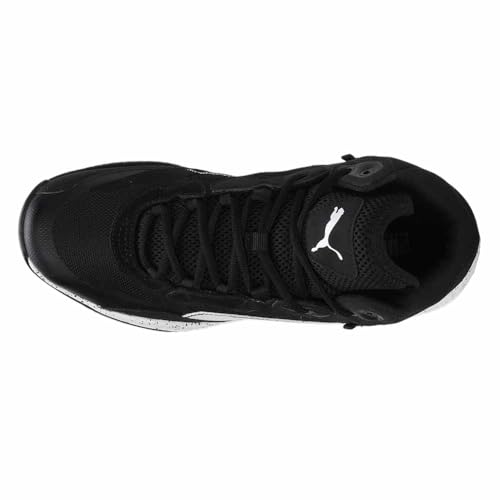 PUMA Mens Playmaker Pro Mid Splatter Basketball Sneakers Shoes - Black4