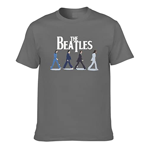 FSIGOM The Beatles T-shirt à manches courtes en coton pour homme, coupe classique, imprimé graphique cool et amusant… - Les Beatles, Paul McCartney, John Lennon, RIngo Starr, George Harrison FSIGOM The Beatles T-shirt à manches courtes en coton pour homme, coupe classique, imprimé graphique cool et amusant…