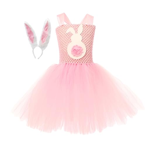 Fantasia de coelhinho da Páscoa infantil | Vestido de coelhinho fofo para meninas,Traje de Páscoa co