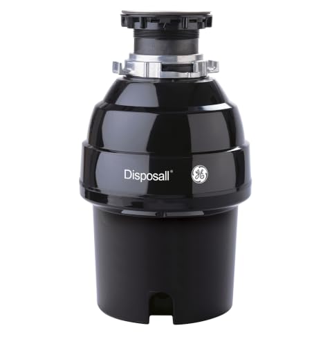 GE Disposall Continuous Feed 3/4 Horsepower Motor Garbage Disposer Good for Grinding: Vegetable Peels & Small Bones Easy Install Kit Non-Corded Recommended for 2-4 Person Homes GFC720N