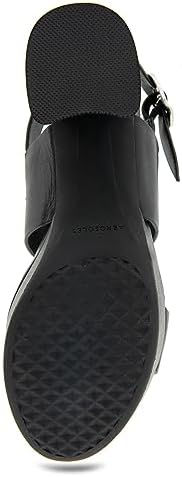 Aerosoles Women's Camera Heeled Sandal, Black Leather, 9 | Image 3