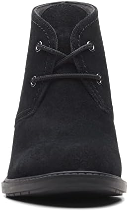 Clarks Women's Scene Lace Boot Fashion, Black Suede, 9 Medium | Image 2