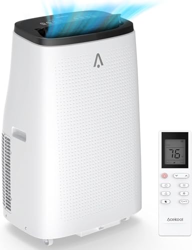 dainslef Portable Air Conditioner, 15000 BTU Air Conditioner Cool Up to 850 Sq.Ft, 3-in-1 AC Unit, Dehumidifier, Fan, Window Installation Kit & Remote Control,LED Display,24Hrs Timer for Home, Office