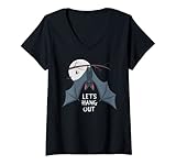 Photo Gallery donna divertente halloween trucco r trattare camicia: pipistrello costume di halloween maglietta con collo a v Photo Gallery donna divertente halloween trucco r trattare camicia: pipistrello costume di halloween maglietta con collo a v