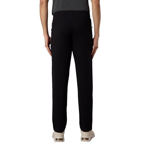 Image of berge' Men Cotton Polyester Comfy Regular Fit Sports Quality Track Pants with Secure Zipper Pocket, Casual Wear Lower Tracks Pant