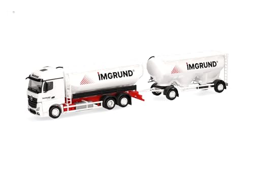 Herpa Camion Mercedes-Benz Actros Streamspace Train-citerne Imgrund échelle 1:87