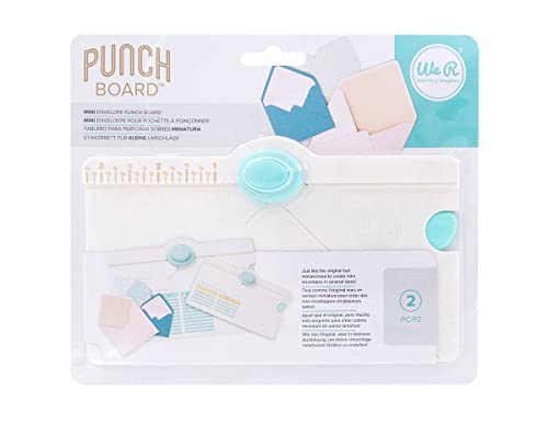 We R Memory Keepers 0633356605416 Board Punch Board & Punch-Mini Envelope (2 Piece), 18.8 X 3 X 15 Cm #TOP1
