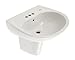 TOTO LHT241.4G#01 Supreme Lavatory and Shroud with 4-Inch Centers, Cotton White
