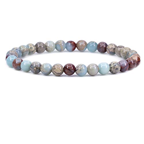 [Keleny] 6mm サーペンタインミニ ラウンド ビーズ チャルカ ブレスレット