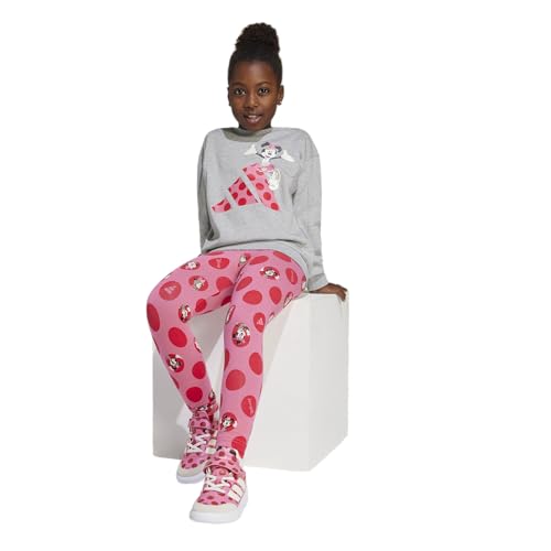 adidas Girls' Disney Minnie Mouse Jogger Set2