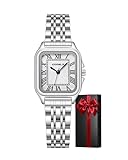 Montre pour Femme en Acier Inoxydable : Fabriquée en acier inoxydable durable, cette montre est conçue pour être portée au quotidien. Livré avec un outil de réglage pour un redimensionnement sans effort afin d'obtenir un ajustement parfait.