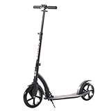 Roller Klappbar - rutschfeste Massivkautschukreifen, Tretroller FüR Erwachsene 3 Ebenen HöHenverstellbarer Lenker, FüR Erwachsene Und Teenager 100 Kg Max Last