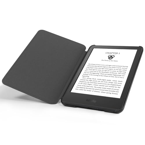 Image of CoBak Case for All New 6 Inch E-Reader 2024 and 2022 (11 Generation) - PU Leather Smart Cover, Auto Sleep and Wake,Forest