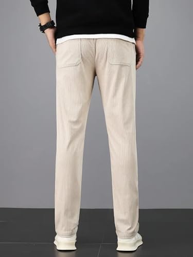 Image of Lymio Trouser for Men || Rib Pattan Style Trouser || Solid Style Pant || Casual Pant for Men (TR-27-30)