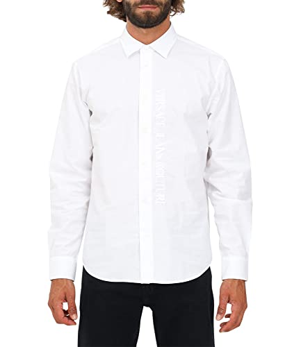 Chemise Versace Jeans Couture blanche en taille 58, l'excellence du style italien